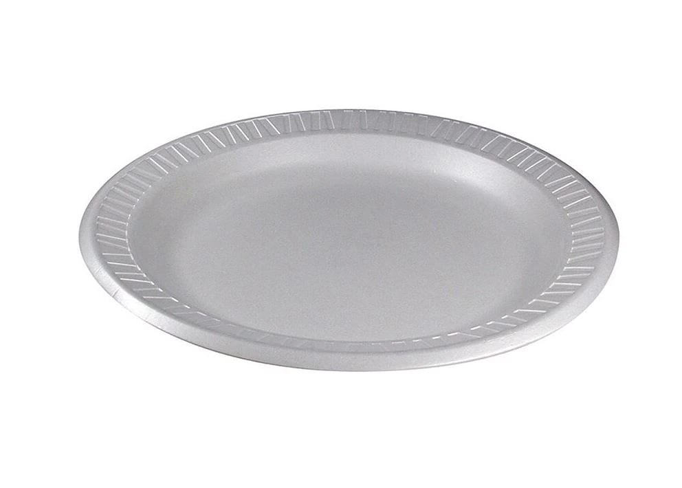 Dart Laminated Foam Plates, 9" Diameter, White, 125/Package