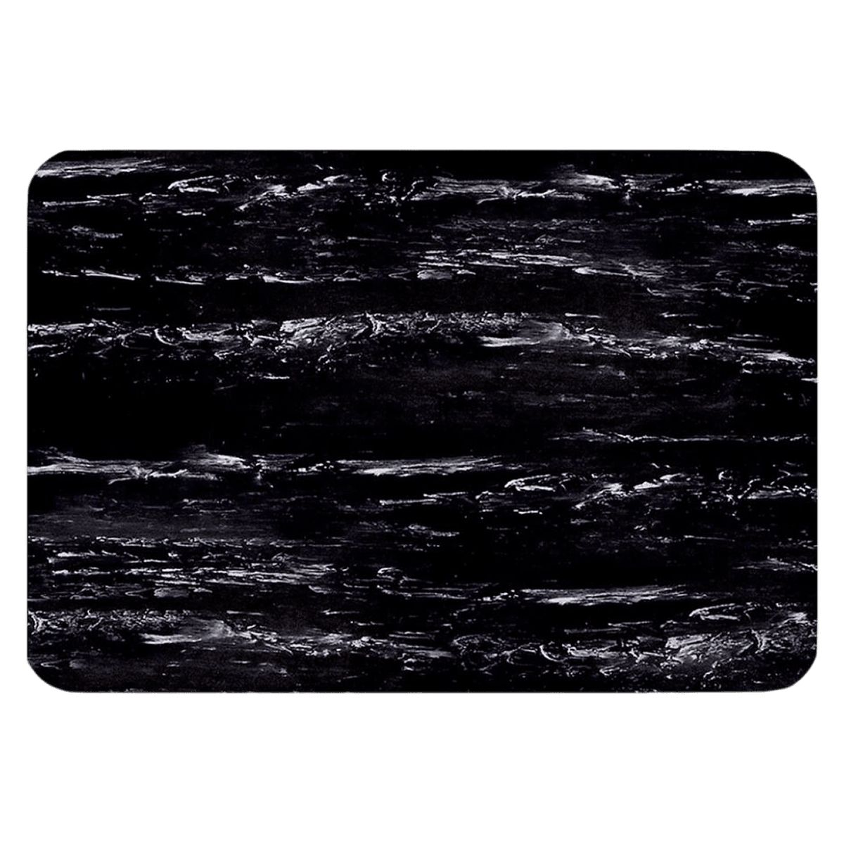 Apache Mills K-Marble Foot Anti-Fatigue Mat, 24" x 36", Black/White