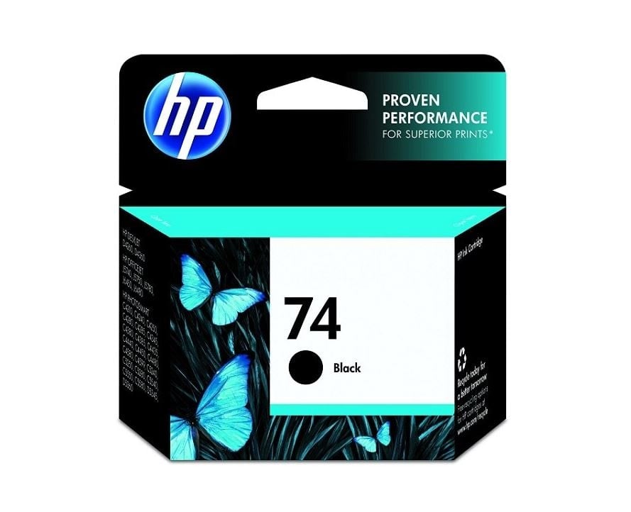 HP 74 Black Original Ink Cartridge (CB335WN)