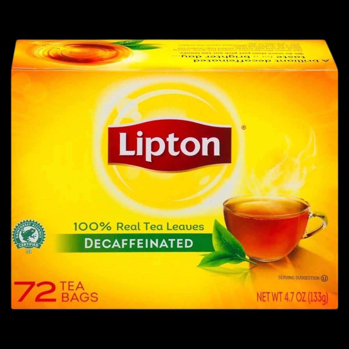 Lipton Decaf Tea Bags, 72/Box