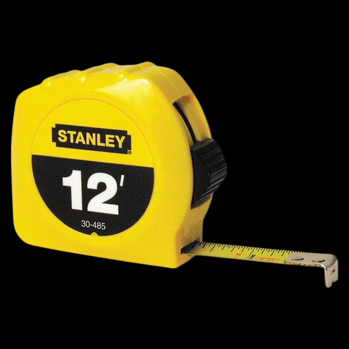 Stanley Bostitch Thumb Latch Lock Measuring Tape, 12 Ft