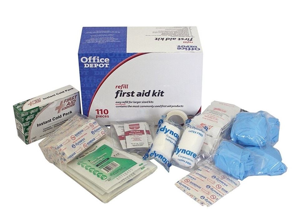 Office Depot Brand 110-Piece First Aid Refill