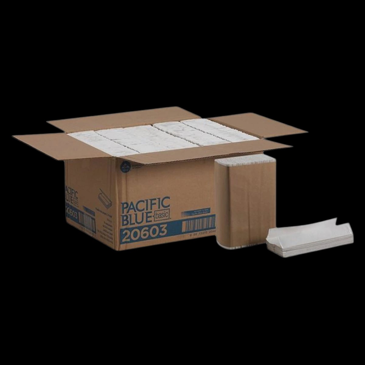 Acclaim Paper Towel, C-Fold, White, 12 in x 23 in, 2400/Case