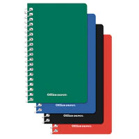 Office Depot Business Services Book Memo Wirebound Side Open, 3 in x 5 in, Assorted Colors, 3/Pack