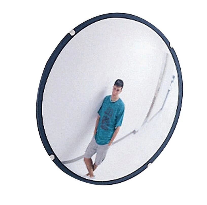 See-All 12" Round Glass Convex Mirror, Each