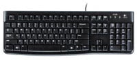 Logitech K120 USB Keyboard, Black, 920-002544
