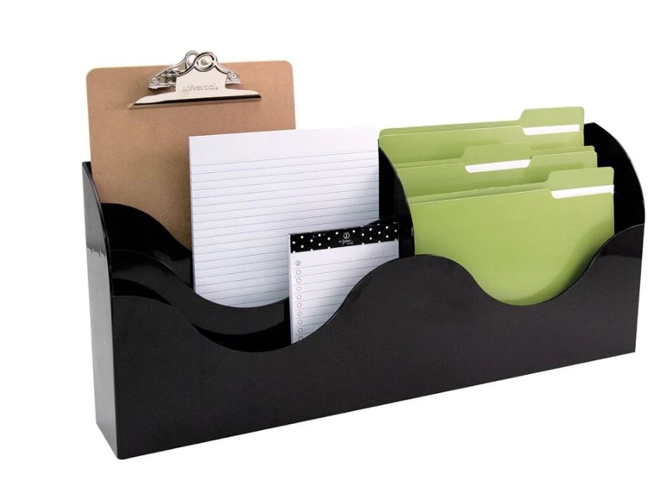 Advantus Innovative Storage Designs 6-Pocket File Organizer, Black