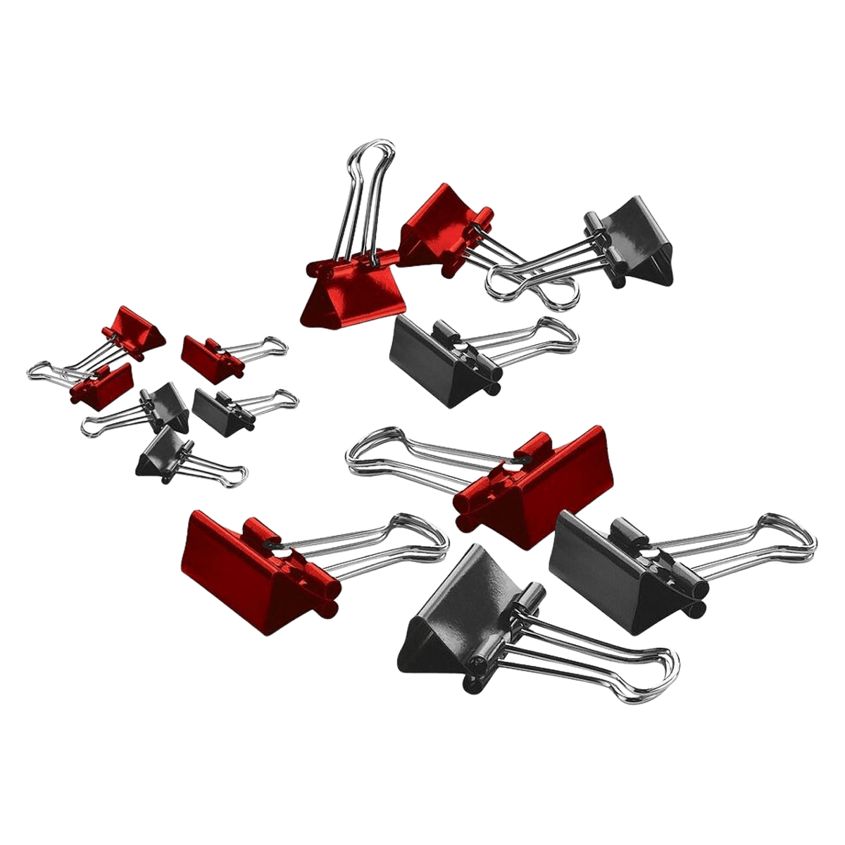 Office Depot Business Services Binder Clips, Mini, 9/16" Wide, 1/4" Capacity, Assorted Colors, 60/Pack