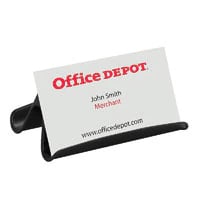 Advantus Office Depot Brand Business Card Holder, Black