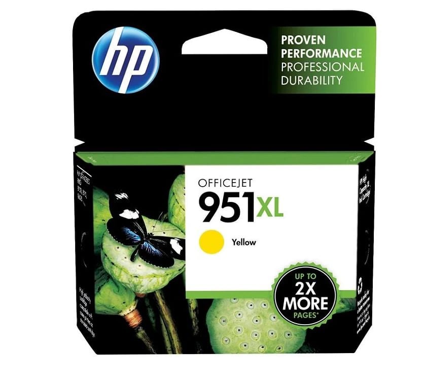 HP 951XL Yellow Original Ink Cartridge, CN048AN
