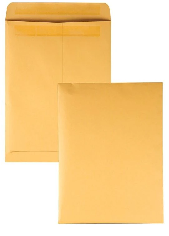 Cenveo Redi-Seal Catalog Envelope, 28 lb Kraft, 9" x 12", 250/Box