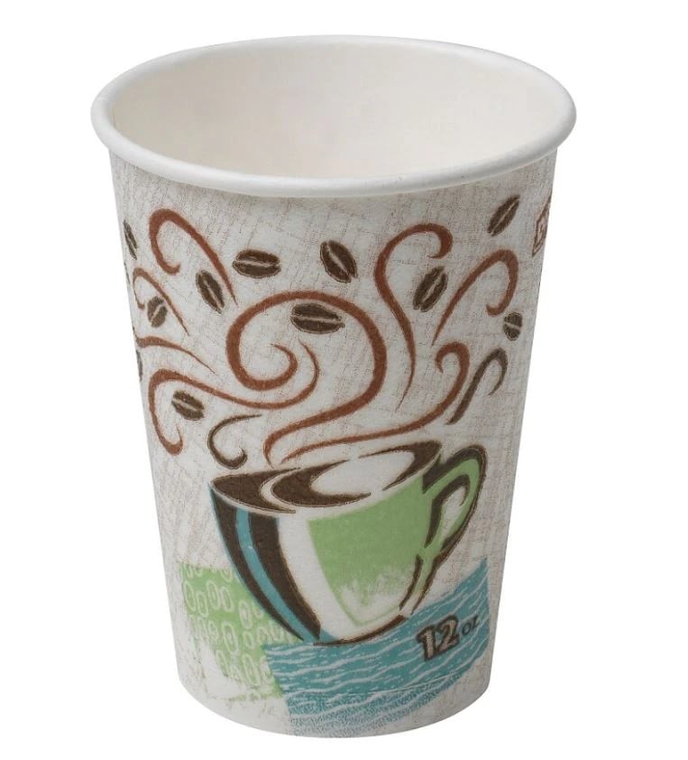 Dixie PerfecTouch Hot Cups, 12 oz, 50/Package