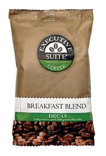 Office Depot Executive Suite Breakfast Blend Decaf Coffee, 1.5 oz, 42/Pack