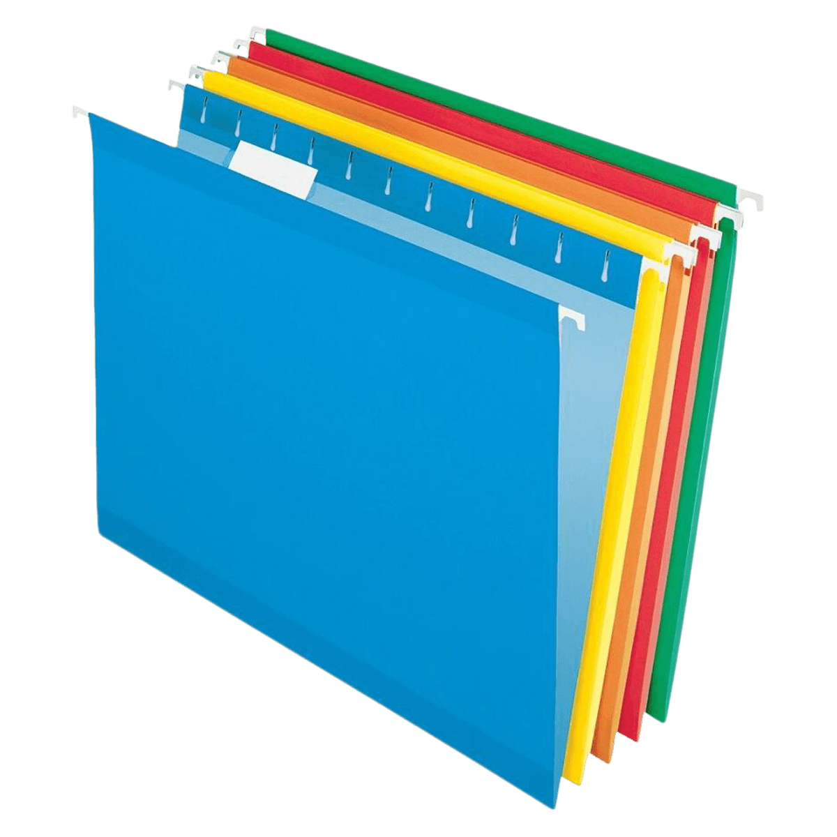 Office Depot Hanging Folder, Letter Size, 1/5 Cut, Assorted Colors, 25/Box