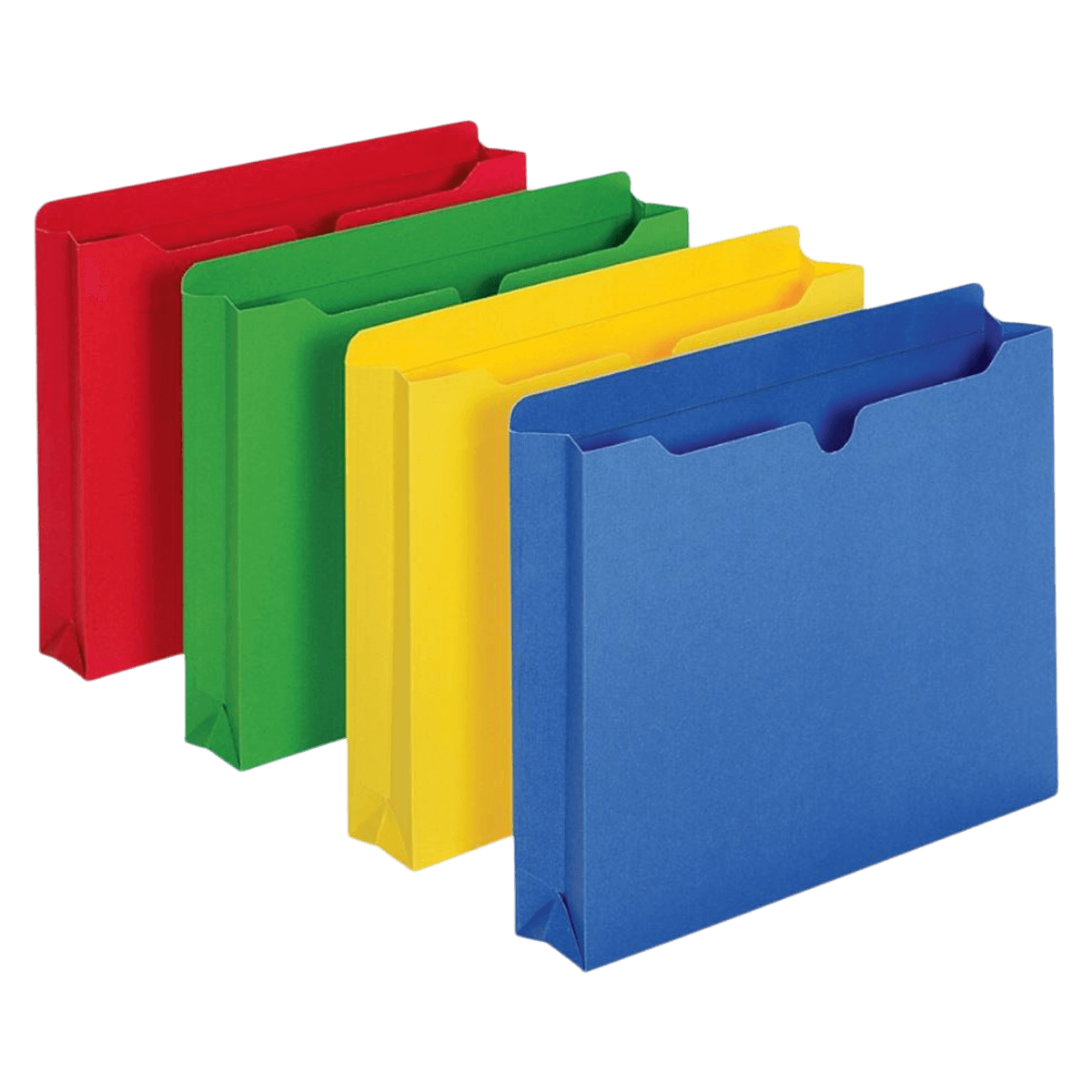 File Jacket Letter 2" Expansion, 8.5" x 11", 10/Pack