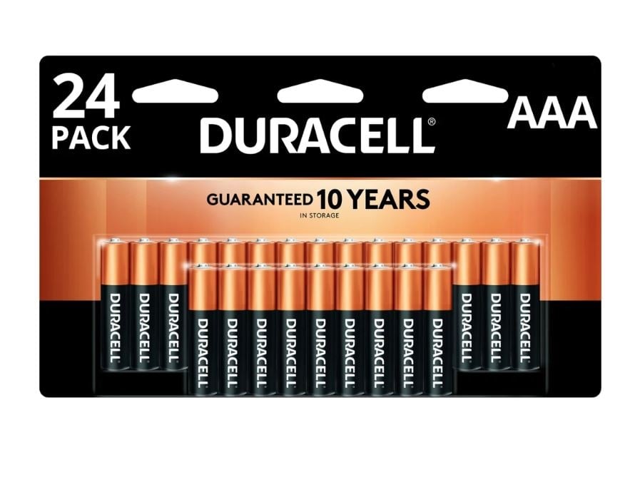Duracell Coppertop Alkaline AAA Batteries, 24/Pack, 24/Box