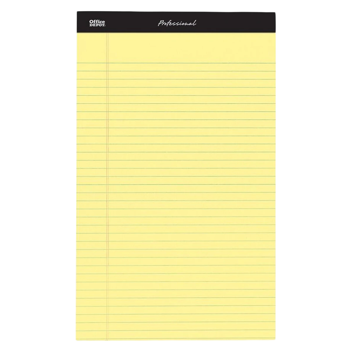 Tops Business Forms Pro Legal Pad, 8.5" x 14", Canary, 4 Pads/Pack, 4/Pk