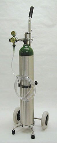 Mada Medical Products Oxygen "E" Tank, Complete, Size E