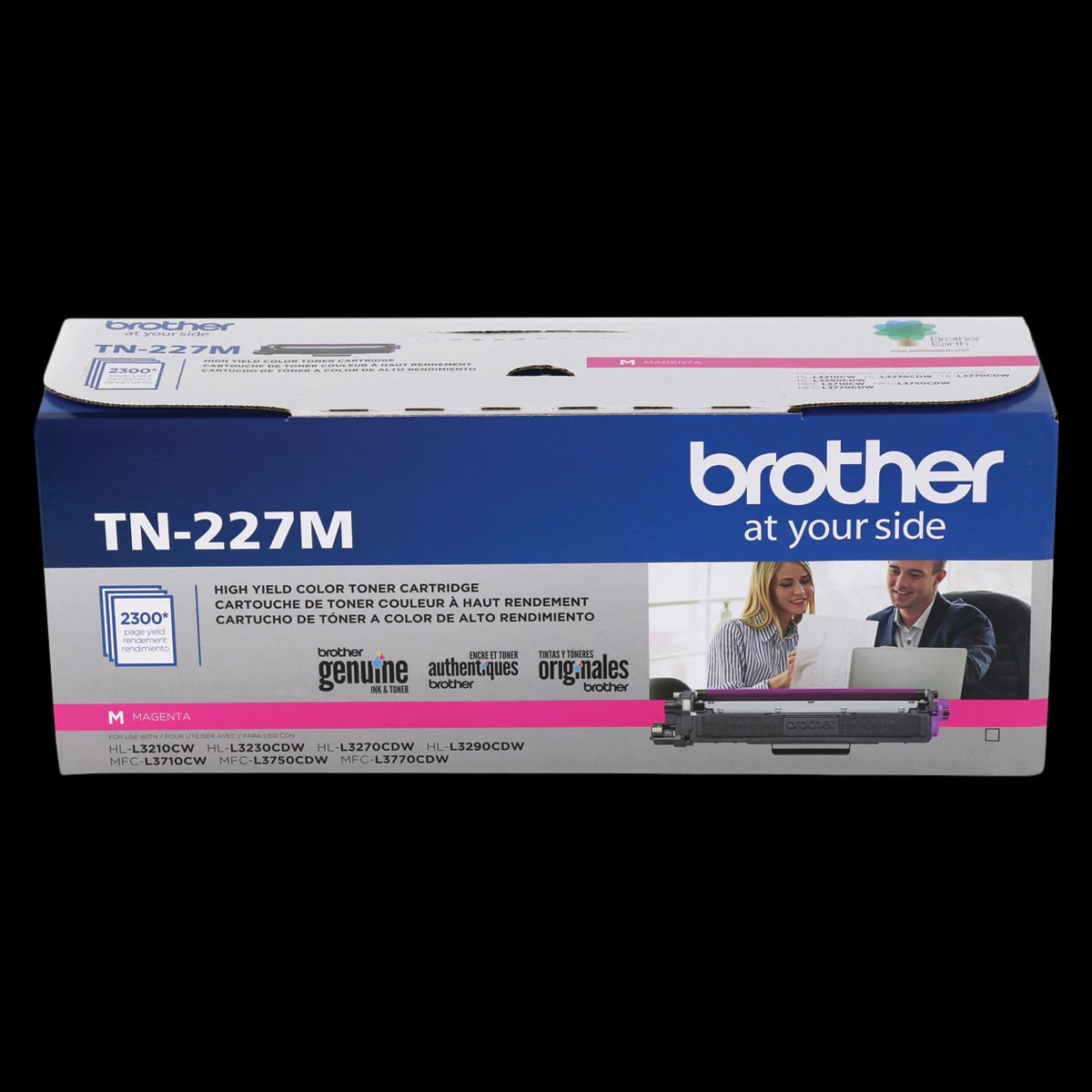 Brother TN-227M High-Yield Magenta Toner Cartridge