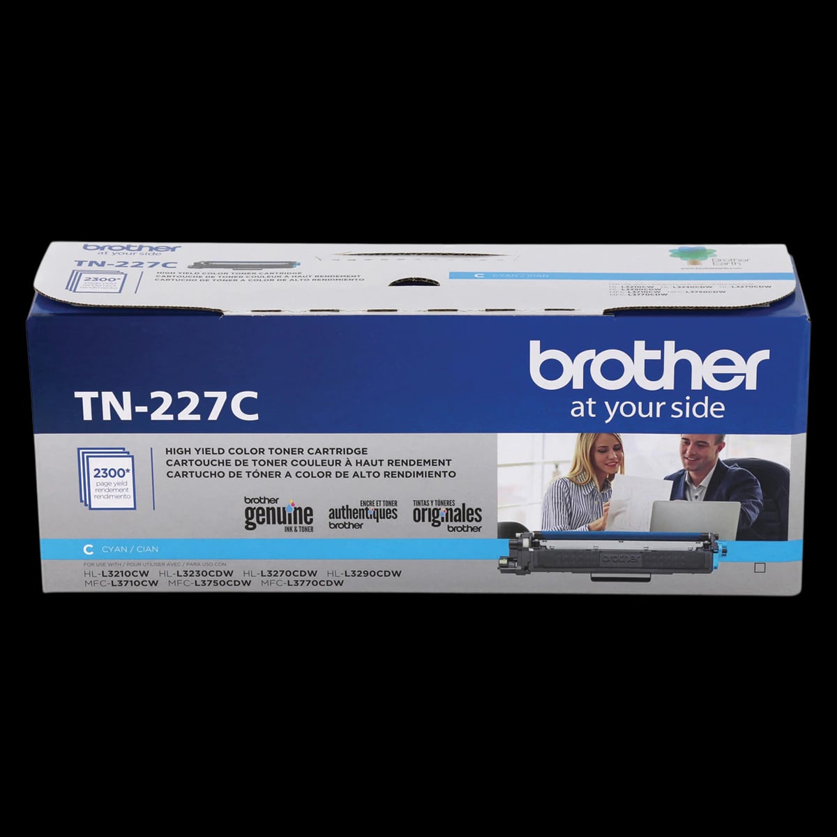 Brother TN-227C High-Yield Cyan Toner Cartridge