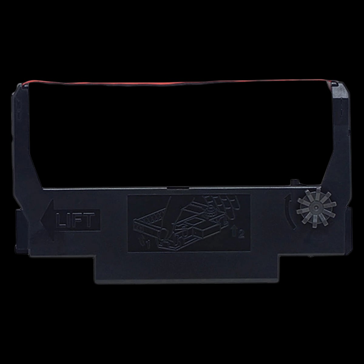 Epson ERC-38BR Black/Red Fabric Ribbon (ERC-38BR)