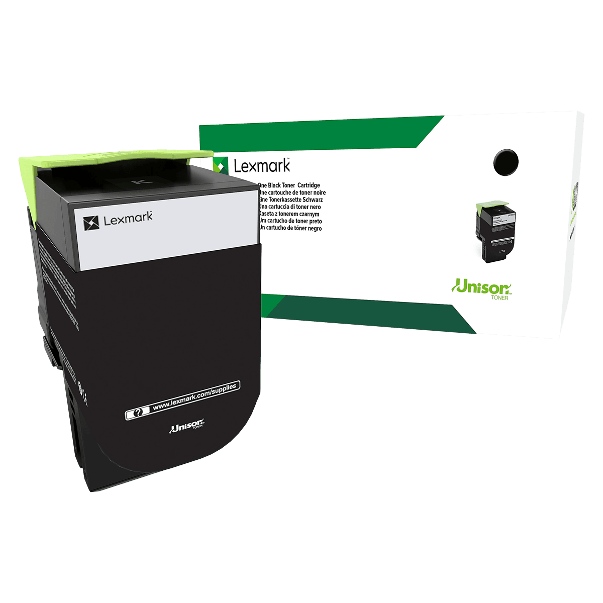 Lexmark 701K Return Program Black Toner Cartridge