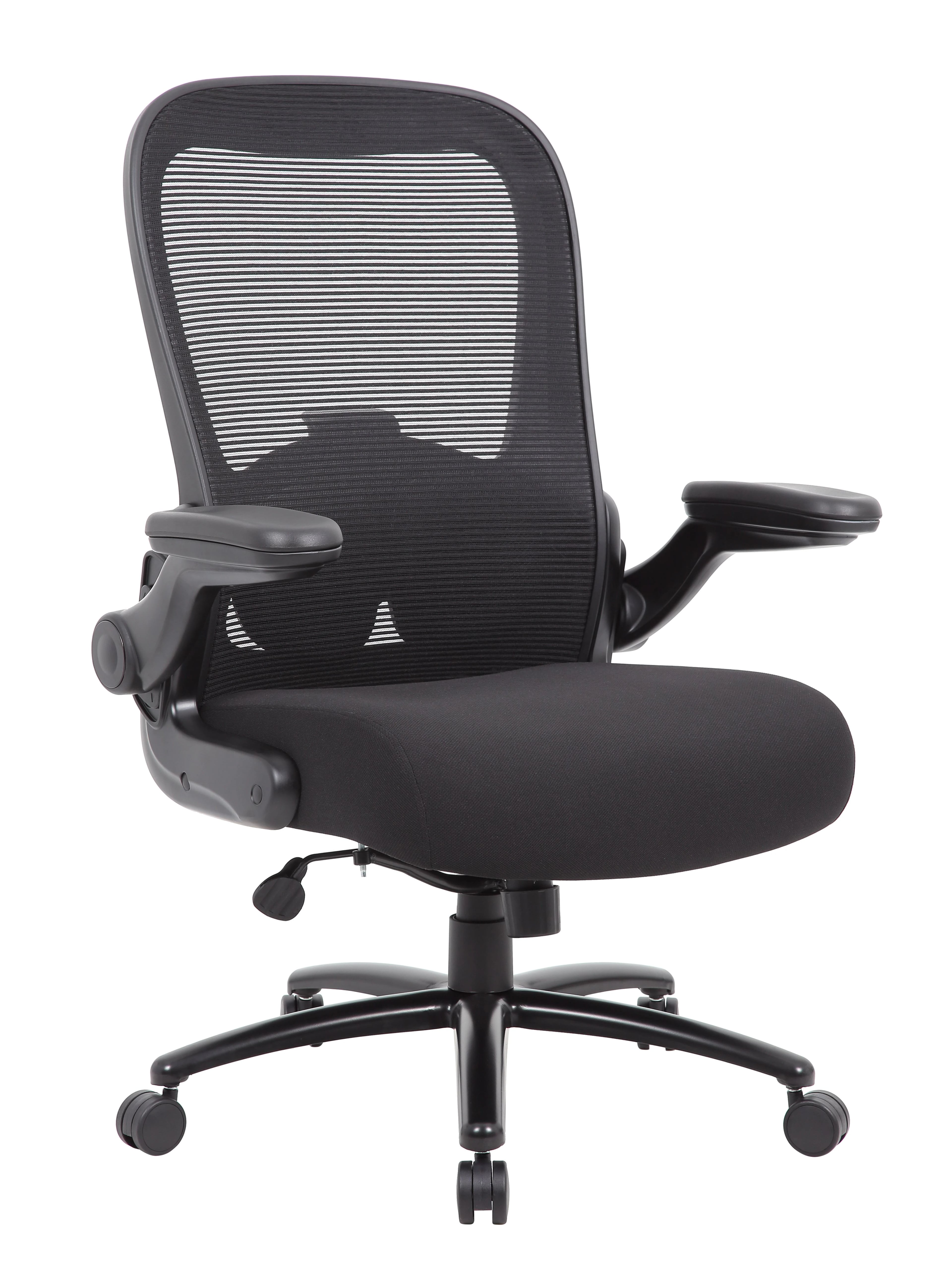 Boss Office Products Black Mesh Office Desk Chair