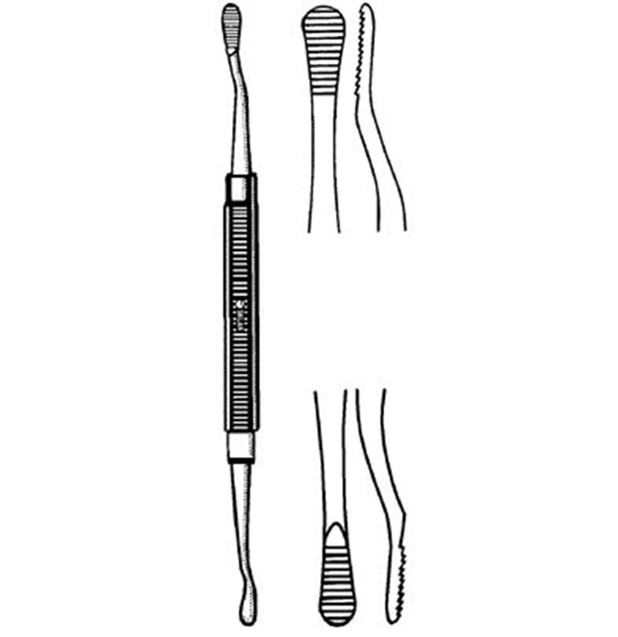Sklar Instruments Bone File DE, 7" Double Ended