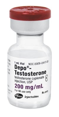 Depo-Testosterone Injection 200mg/mL SDV 1mL Each