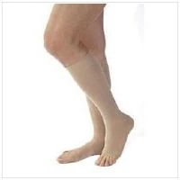 BSN Medical Silky Compression Stocking, Knee High, Open Toe, Medium, Natural Beige