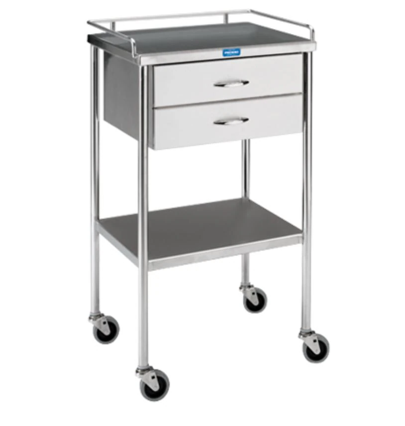 Pedigo Utility Cart with 2 Drawers, 20"W x 16"D x 34"H, on Casters