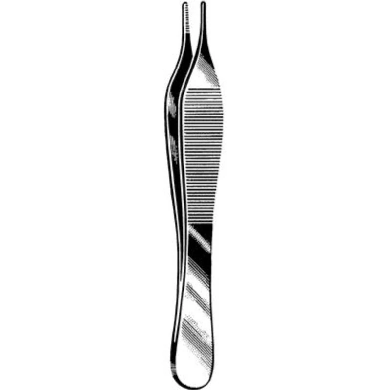 Sklar Surgi-OR Adson Dressing Forcep, 4-3/4" Stainless Steel, Autoclavable, Each