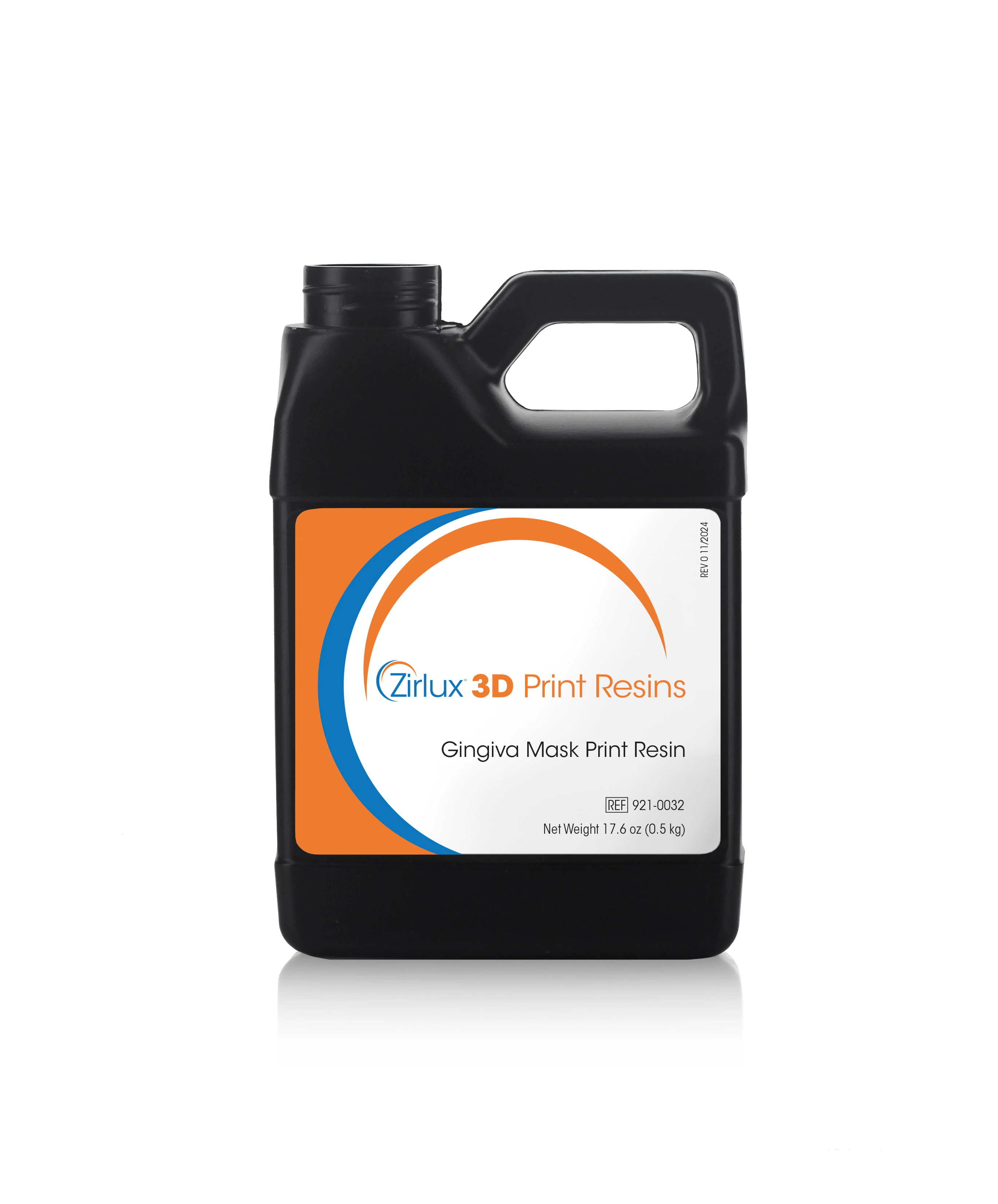 Zirlux Gingiva Mask 3D Print Resin, Pink, 0.5 kg Bottle