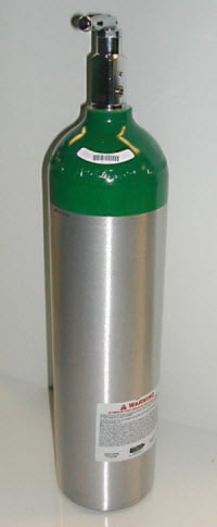 Mada Medical Empty Aluminum Oxygen Cylinder, 685 Liters, CGA-870 Toggle Valve, E-Cyl, 01KEZKNNMNJZ3NGP5GEEFE1030