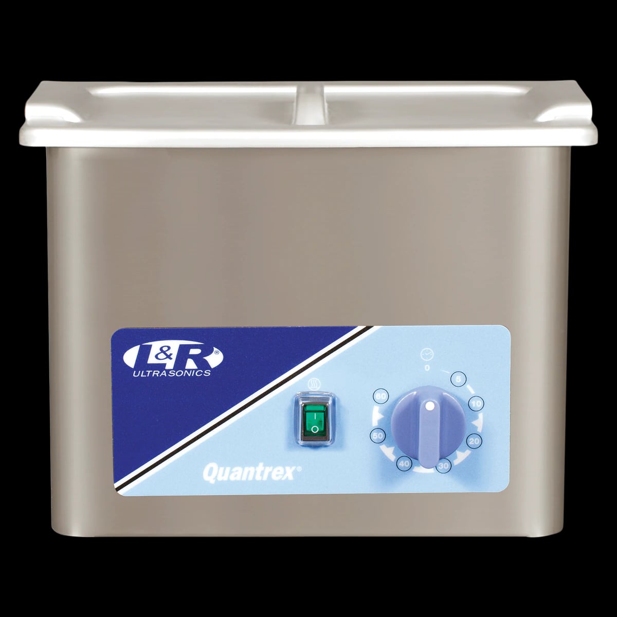 L&R Quantrex 140 Ultrasonic Cleaner with Heater, Timer & Drain, 0.85 Gal, 43 kHz, 610