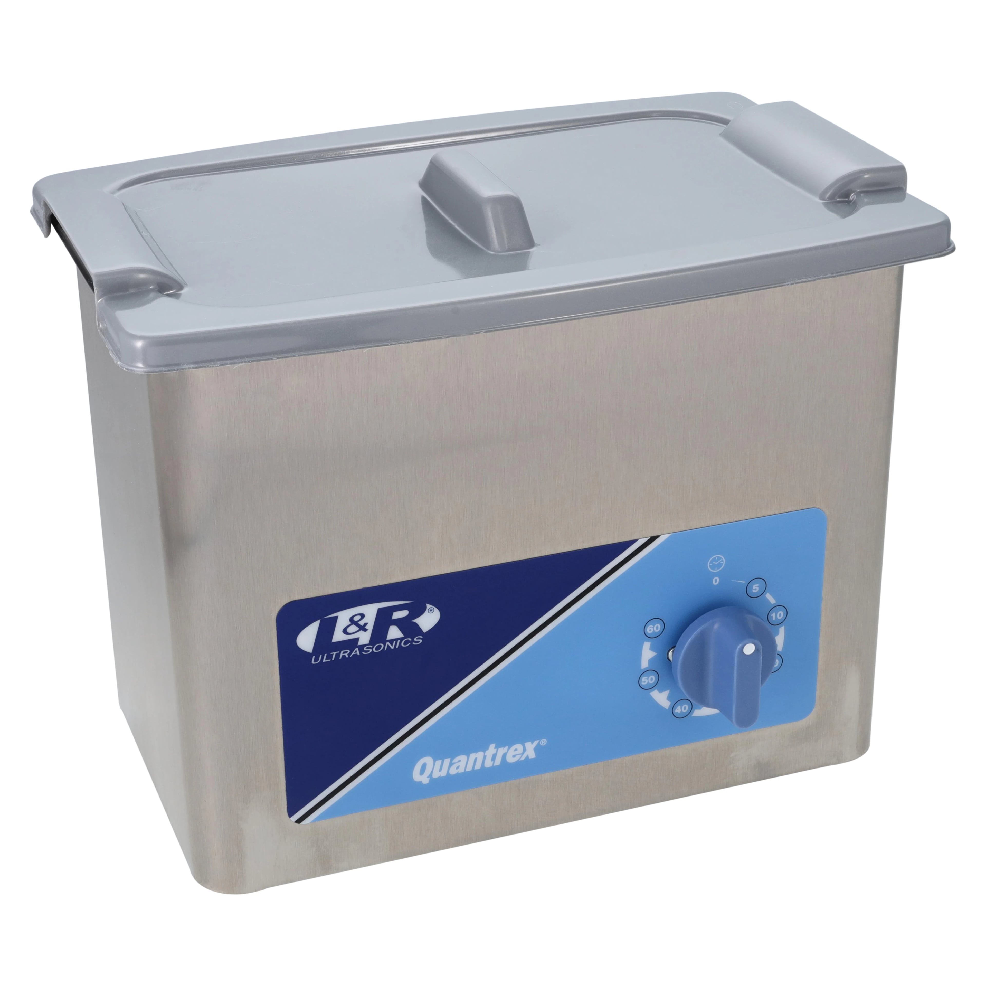 Quantrex 140 Ultrasonic Cleaner with Timer and Drain, 0.85 Gallon (3.2L), 43 kHz, 110V, Model 311