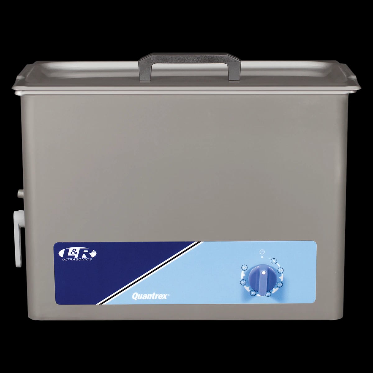 Quantrex 310 Ultrasonic Cleaner with Timer and Drain, 3.25 Gallon, 43 kHz, 117V, Model 725