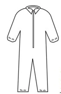 Aspen Surgical Tyvek Coverall, 2X Large, 25/Case