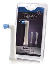 Revolation™ Brush Head Refill - Everyday Brush Head, Soft Bristles, Full Size, 1/Pkg