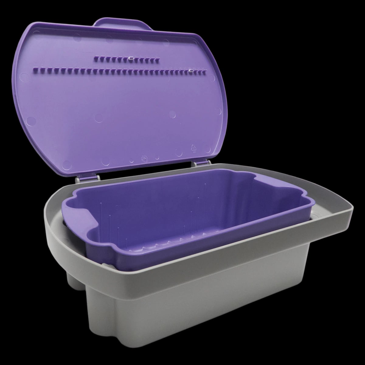 Crosstex Sani HLD Holder, 1 Gallon Capacity, Removable Perforated Basket, JHOLD