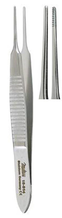 Graefe Dressing Forceps, Straight, 2-3/4", Stainless Steel, Each