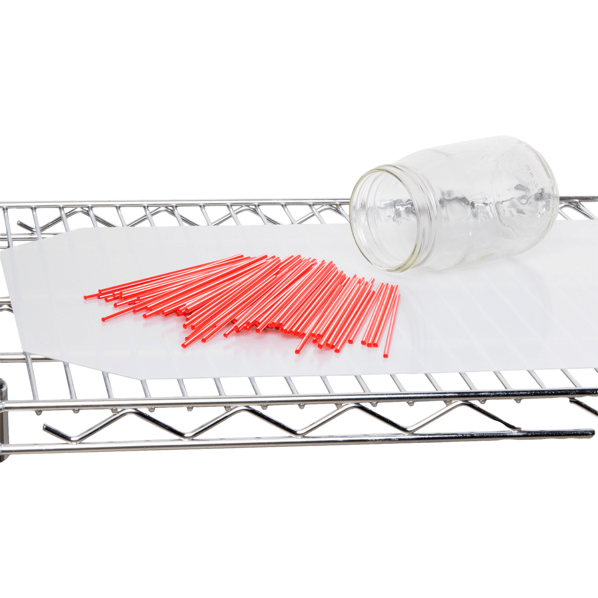 InterMetro Industries Shelf Inlay Mat, Clear, 24" x 48", 4/Package