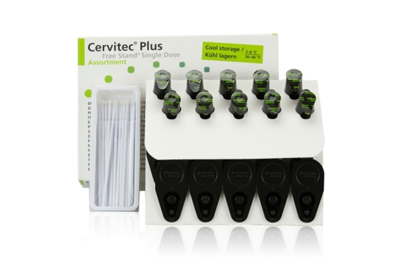 Cervitec Plus Chlorhexidine & Thymol Protective Varnish, Single Dose Assortment, 20 Doses, 50 Applicators, Ref 602271AL