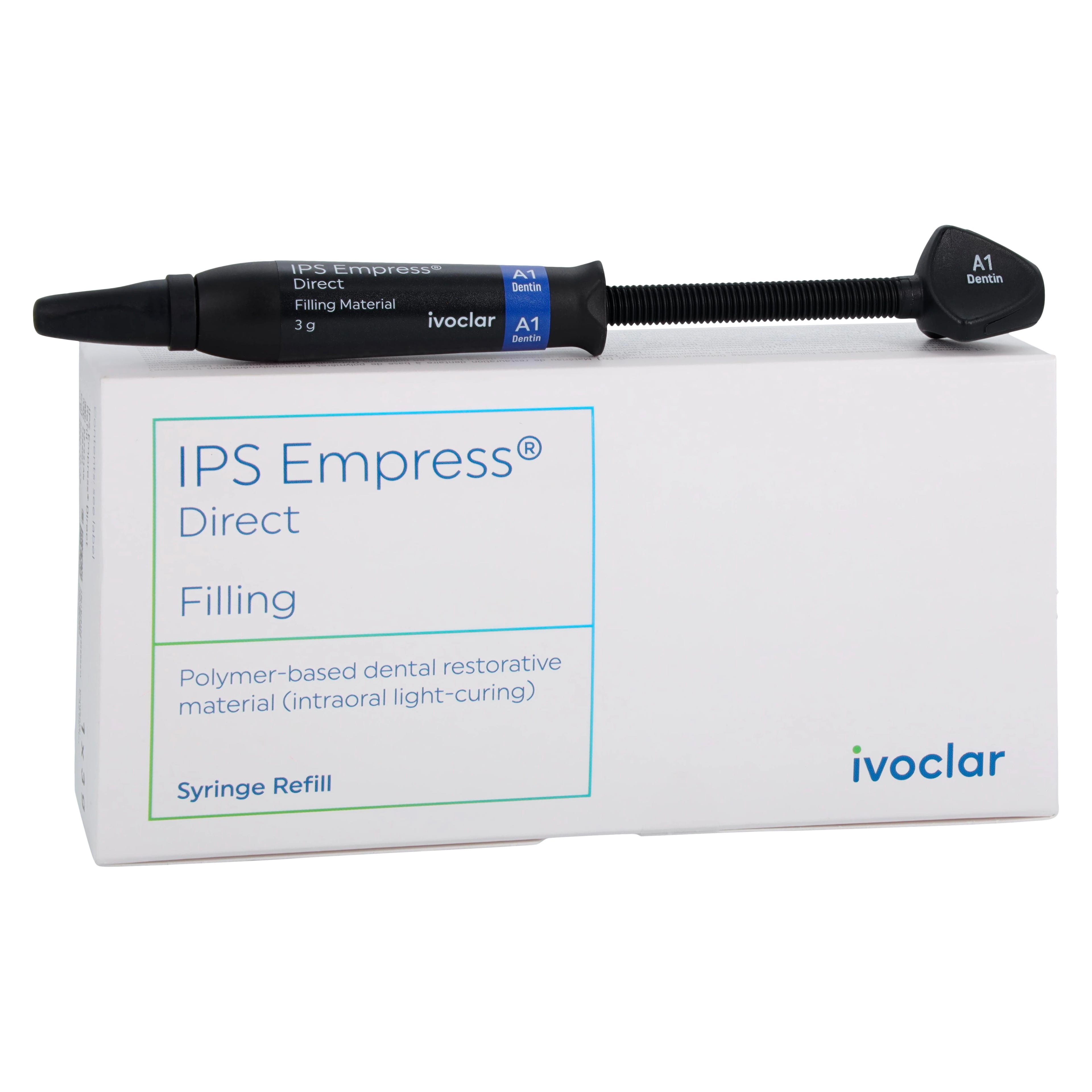 IPS Empress Direct Light-Curing Nanohybrid Composite Syringe Refill, A1 Dentin, 3g, 627220AN