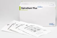 OptraDam Plus Assortment, Preframed Latex Rubber Dam, Regular & Small Sizes, 50/Box, 627401AN