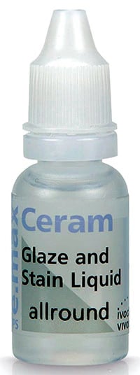 IPS e.max® Ceram Glaze and Stain Liquid, Allround, 15 ml Bottle, 1/Pkg