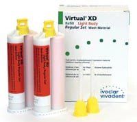 Virtual XD Impression Material, Light Body, Regular Set, Refill, 2 x 50 ml Cartridges, 646462