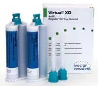 Virtual® XD Impression Material, Heavy Body, Regular Set, Refill, 2 x 50 ml Cartridges, 646460
