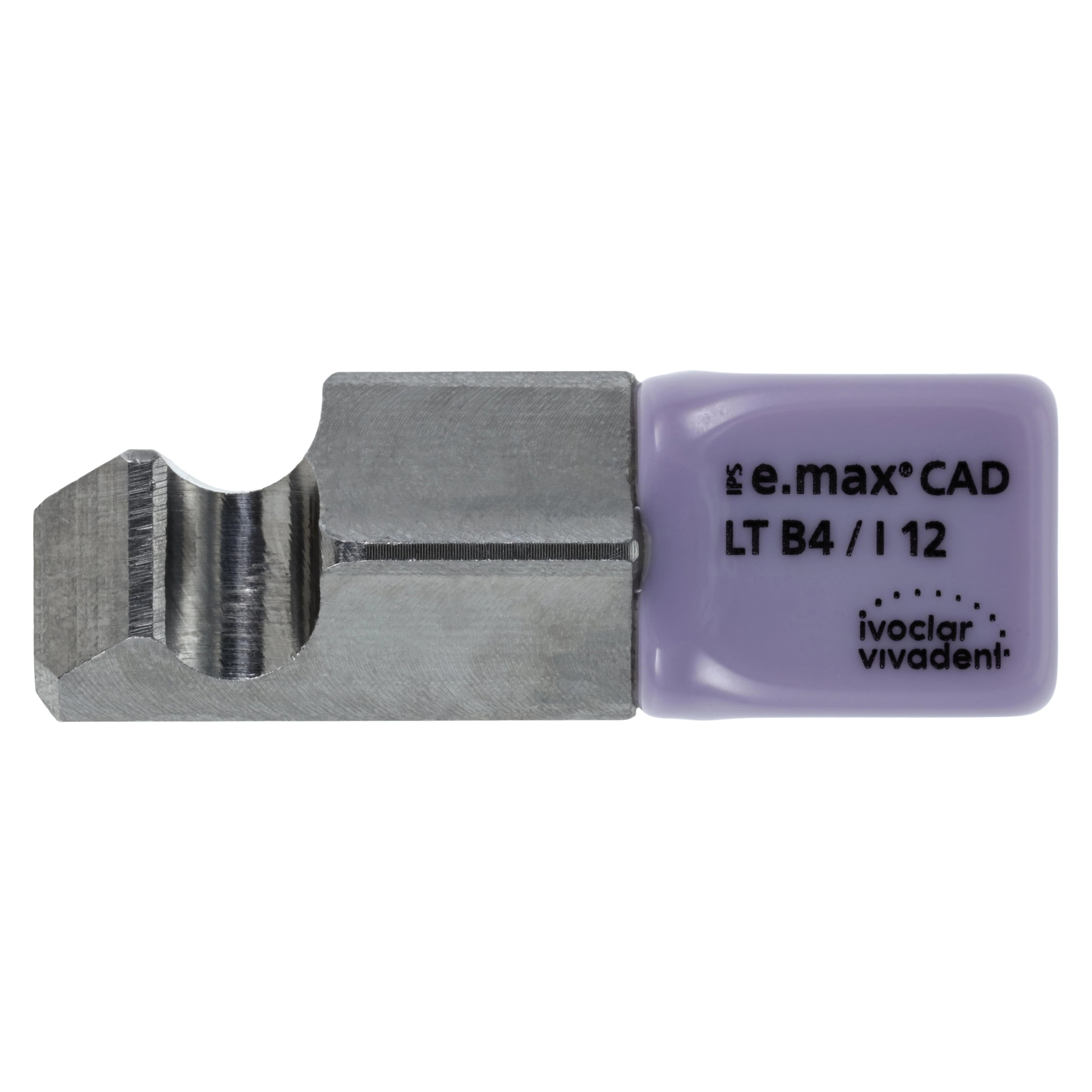 IPS e.max CAD PlanMill Blocks, Low Translucency, Shade B4, I12, 5/Box