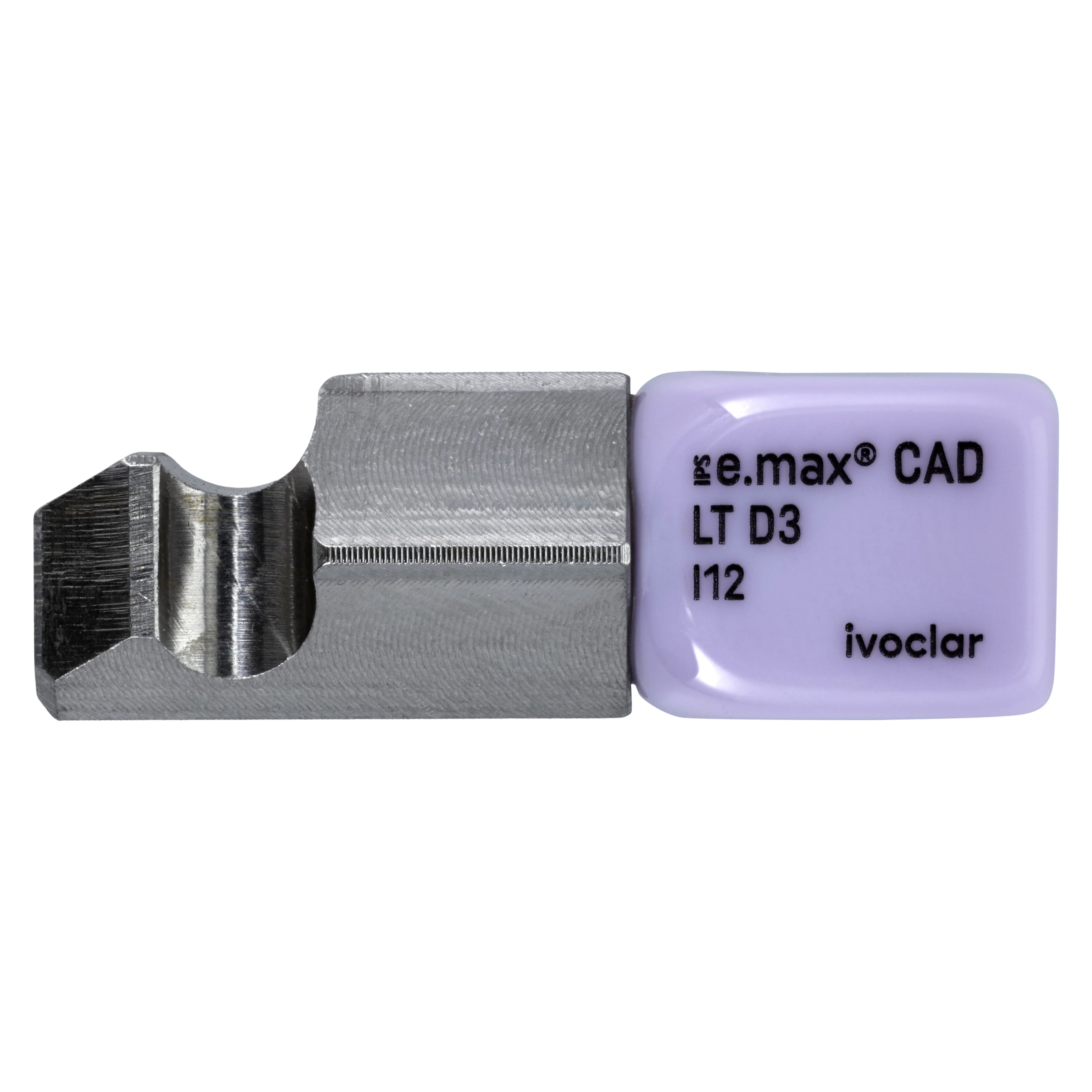 IPS e.max CAD PlanMill Blocks, Low Translucency (LT), Shade D3, Size I12, 5/Box